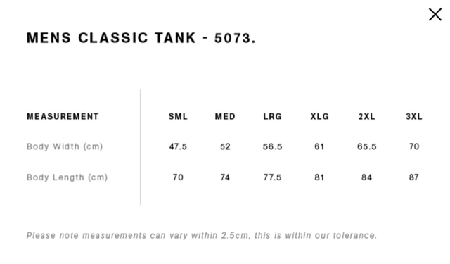 MEN'S TFS CLASSIC TANK